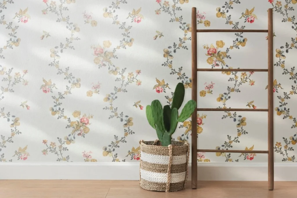 Where should you start when wallpapering